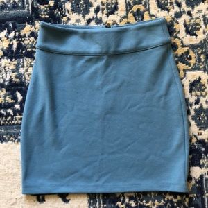 BDG Blue Stretch Skirt
